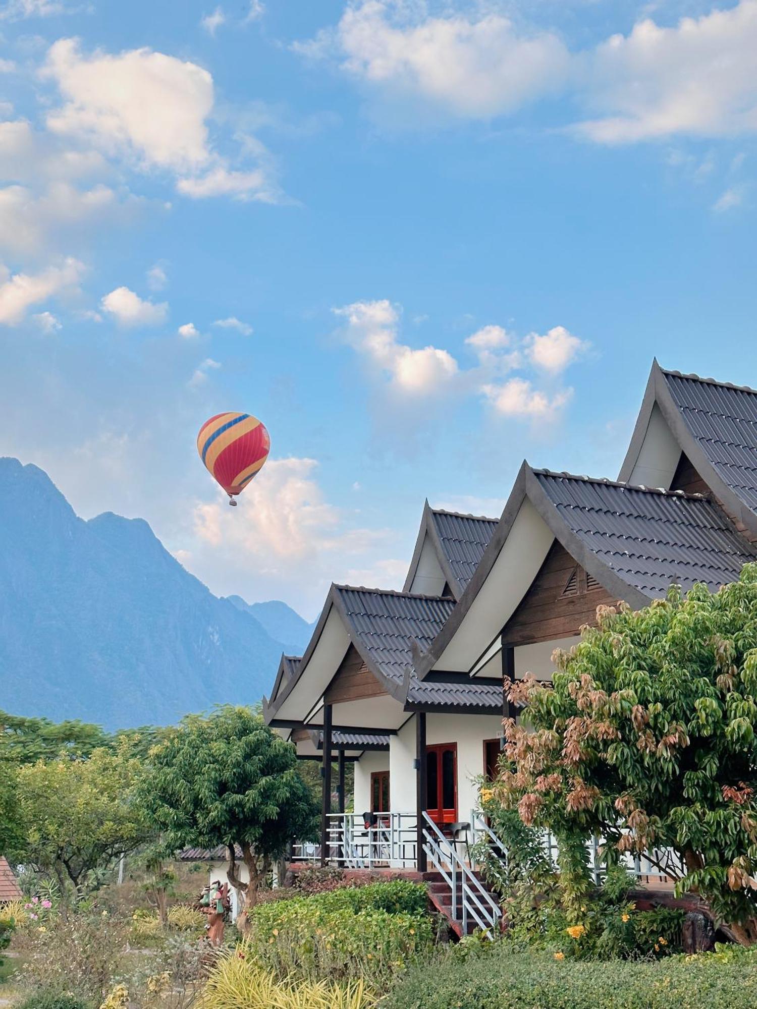 Champathong Garden Resort Vang Vieng Eksteriør billede