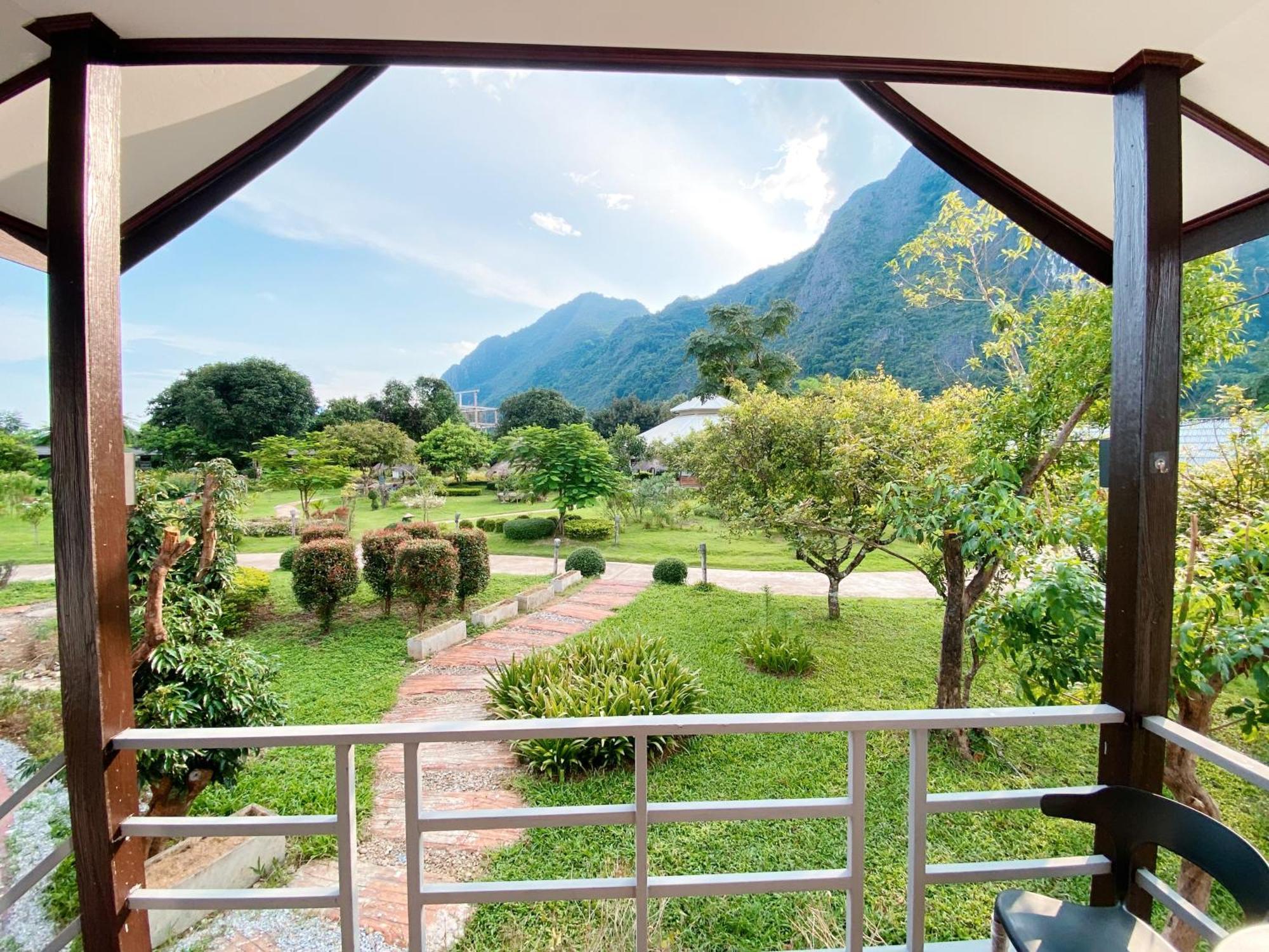 Champathong Garden Resort Vang Vieng Eksteriør billede